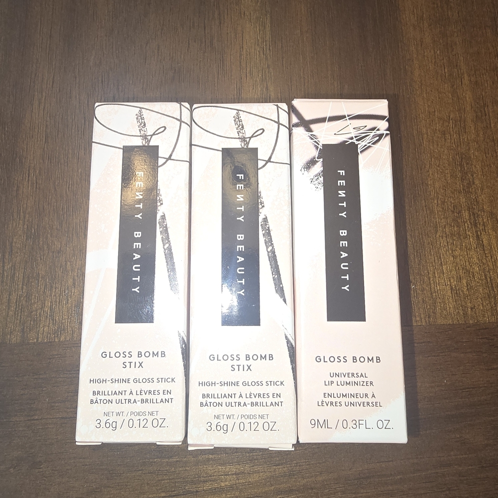 Fenty Beauty Gloss Bomb Stix and Lip Luminizer Trio